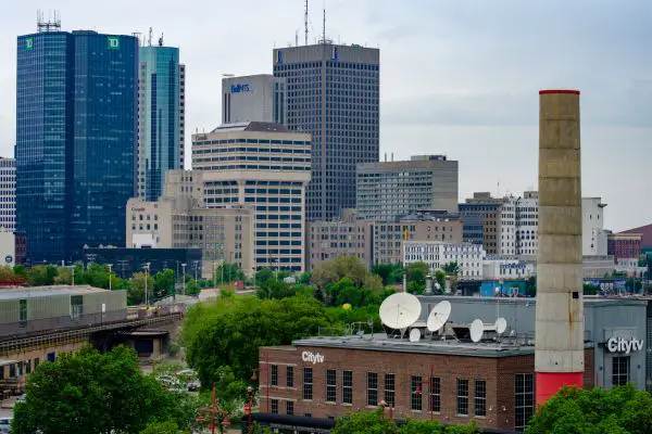 Winnipeg skyline.