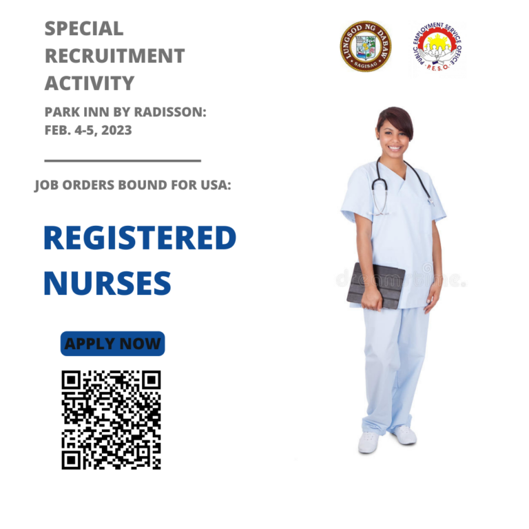 SPECIAL RECRUITMENT ACTIVITY: FEBRUARY 4-5, 2023