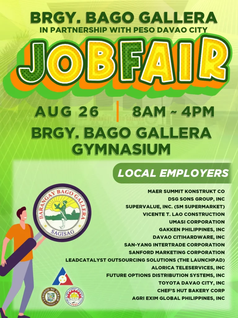 Brgy. Bago Gallera Job Fair (August 26, 2023)