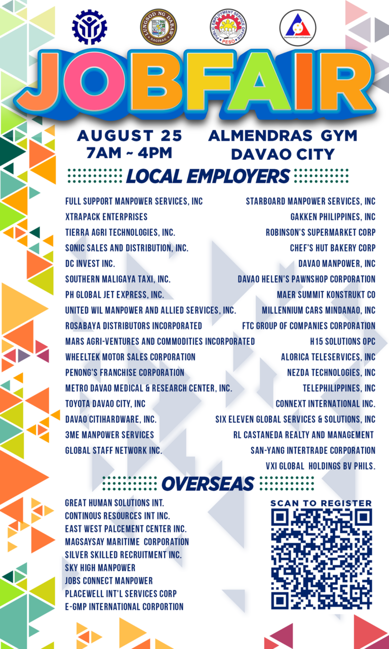 TESDA XI National Tech-Voc Day Job Fair (August 25, 2023)