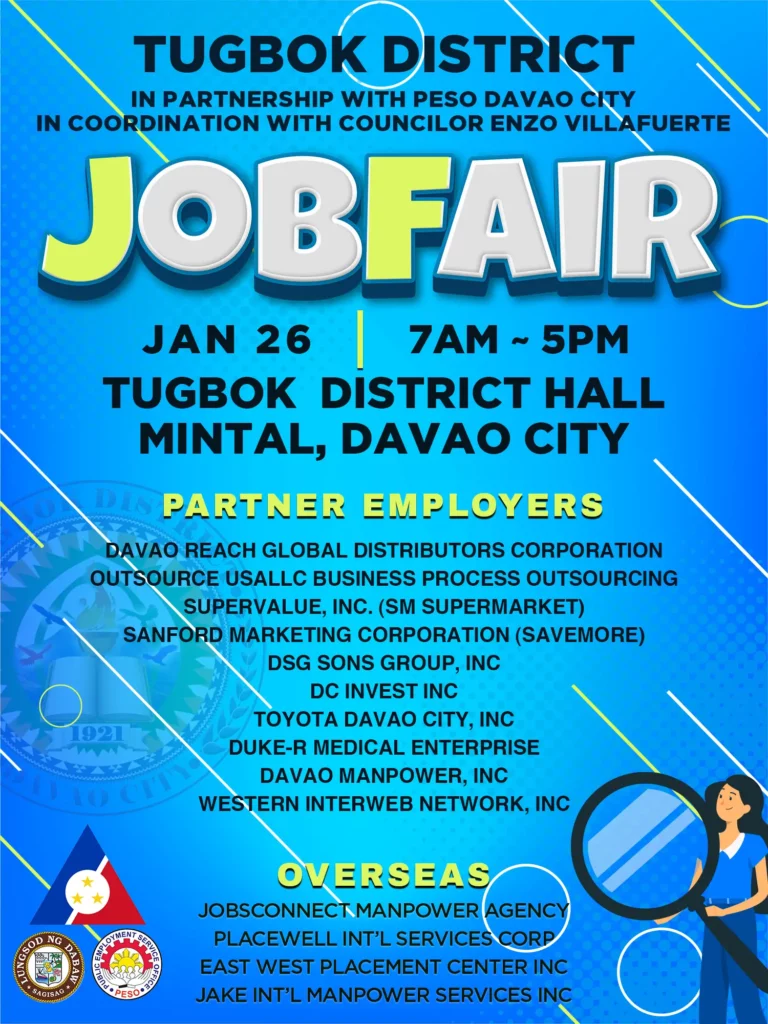 Barangay Mintal Job Fair in Coordination with Councilor Enzo Villafuerte (January 26, 2024)