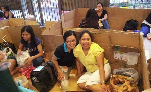 Domestic helpers in Hong Kong